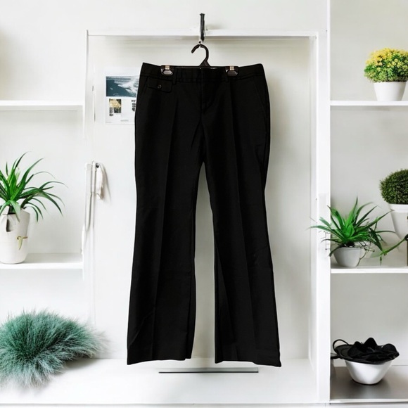 Banana Republic Ryan Fit Ladies Black Twill Pants - Picture 4 of 13